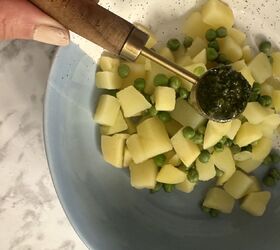 pesto peas potato chicken salad