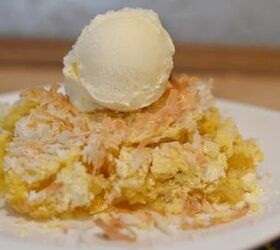 Easy Pineapple Coconut Dump Cake