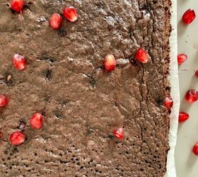 pomegranate brownies
