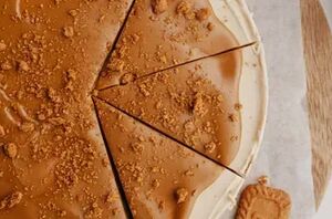 This extra creamy Lotus Biscoff cheesecake only takes 20 minutes to prep and uses 7 ingredients!