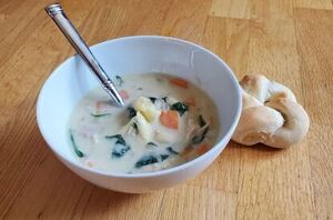 "Took just over a half hour to make, but this may have been the best soup I've ever made"