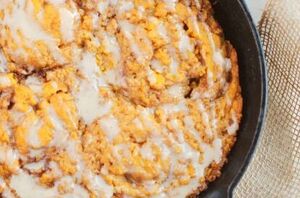 You will never guess where she makes this melt-in-your-mouth pumpkin cinnamon cake (genius!)