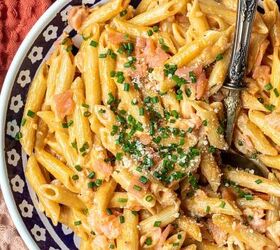 This classic Italian  Penne al Salmone recipe is surprisingly easy to make at home!