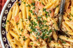 This classic Italian Penne al Salmone recipe is surprisingly easy to make at home!