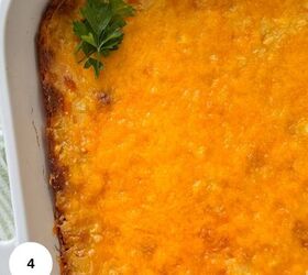 gluten free corn casserole, A fully baked corn casserole