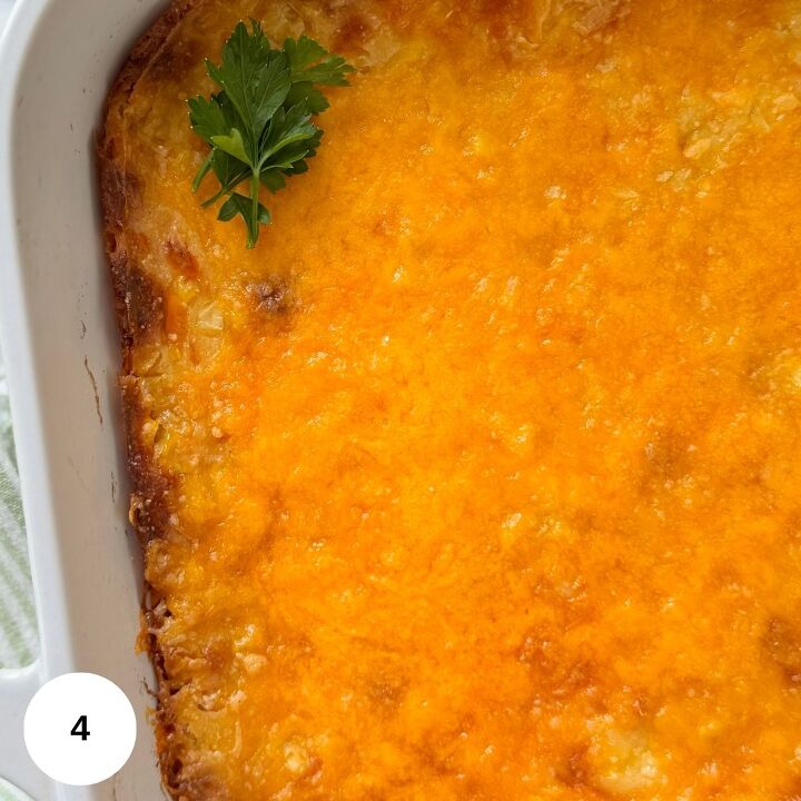 gluten free corn casserole, A fully baked corn casserole