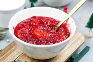 This homemade cranberry sauce is perfect for all the holiday gatherings!