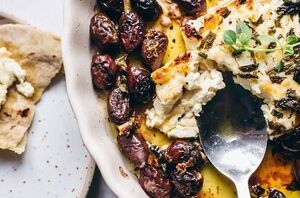 This baked feta is so flavorful, you'll feel tempted to eat it on its own!