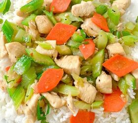 healthy pumpkin banana bread with golden raisins, chicken celery stir fry 1
