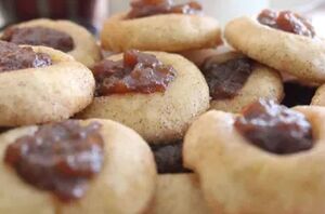 Impress your Christmas guests with these melt-in-your-mouth apple butter cookies