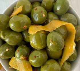 baked feta dip, Mediterranean Citrus Marinated Olives for a Charcuterie Board Featured Image