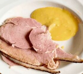 This honey mustard ham sauce is PERFECT for holiday ham and can be prepared in only 10 minutes