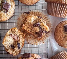 chocolate chunk banana muffins, Chocolate Chunk Banana Muffins