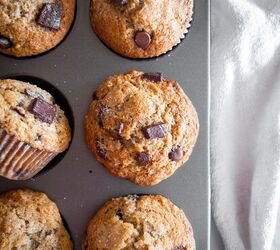 chocolate chunk banana muffins, Chocolate Chunk Banana Muffins