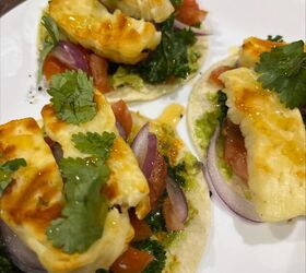 Halloumi Hot Honey Tacos