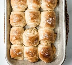 "These honey butter Parker House rolls are the BEST I've ever had!"