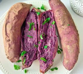 oven roasted purple yam recipe an easy side dish, roasted purple yam recipe 4