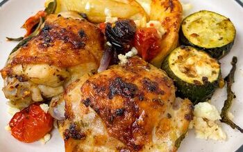 Sheet Pan Chicken Thighs and Veggies