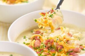 This Chili's copycat baked potato soup recipe is way easier than you think!