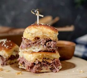 Perfect for game day, a brunch party, or just an easy weeknight dinner, these oven baked sliders are sure to be a hit!