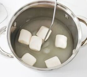 easy homemade marshmallow fluff, water granulated sugar marshmallows and corn syrup in a saucepan