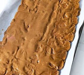 irresistible biscoff toffee crack, biscoff cookies topped with hot toffee