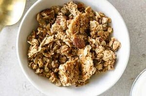 This granola is the perfect crunchy, sweet treat that you won't be able to stop munching on