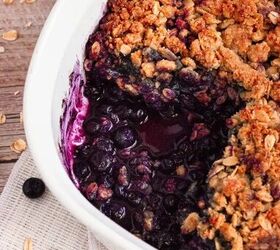 Instead of apple crisp, try this blueberry one!