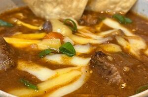 This steaming, flavorful slow cooker chili recipe is all you need on a cold day