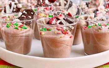 Peppermint Bark Mousse Shooters