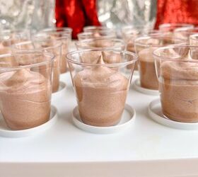 peppermint bark mousse shooters