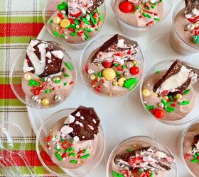 peppermint bark mousse shooters