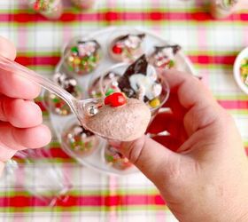 peppermint bark mousse shooters