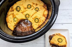 This slow cooker casserole is the ultimate one-pot, family-friendly meal