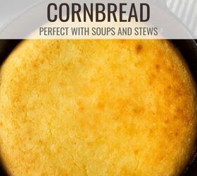 skillet cornbread recipe cast iron cornbread, Skillet Cornbread Pin with text overlay