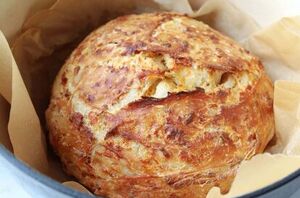 Wondering what to do with that last chunk of cheese? Make this delicious bread!