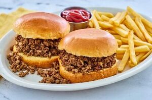 These delicious dinner sandwiches are definitely maid rite (an Iowa staple)