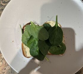 loaded hummus egg toast