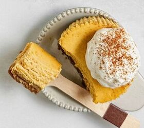 These delicious, pumpkin cheesecakes are a must-have at any family gathering!