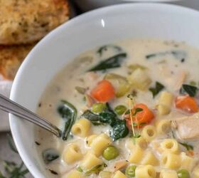 This instant pot creamy chicken soup is the perfect recipe for these cold winter days