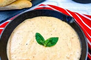 This pizza fondue will be your new go-to whenever you're entertaining or just craving something new