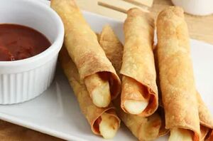 These 3-ingredient air fryer pizza taquitos are made in just minutes!