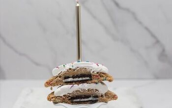 Birthday Cake Oreo Stuffed Cookies With Frosting