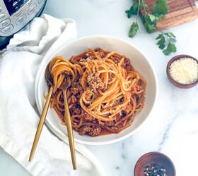 EASIEST Instant Pot Ground Turkey Spaghetti