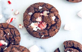 Chocolate Peppermint Marshmallow Cookies