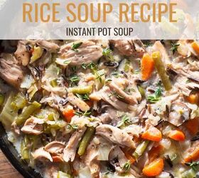 turkey wild rice soup recipe instant pot turkey and rice soup, Turkey and wild rice soup Pin with text overlay