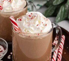 easy strawberry mousse, Peppermint Mocha Recipe on a Tray with Whipped Cream