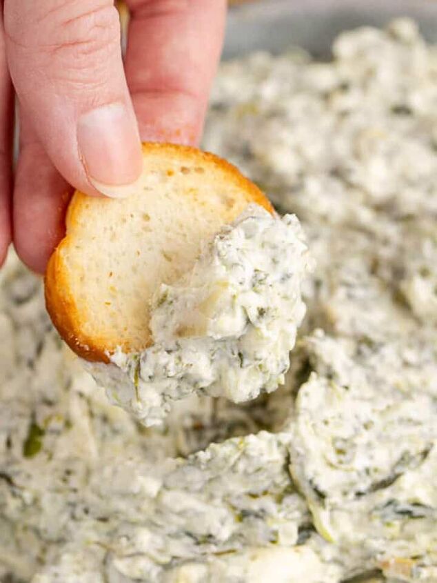 cranberry sauce muffins, Slow Cooker Spinach and Artichoke Dip on a Cracker