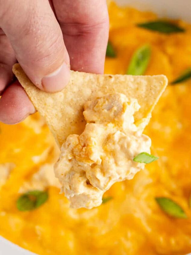 cranberry sauce muffins, Slow Cooker Buffalo Chicken Wing Dip on a Chip