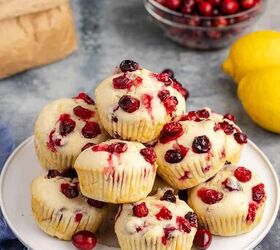 Lemon Cranberry Muffins